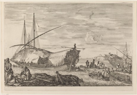 Galley with Deck Covered with Sails, probably c. 1654/1655.