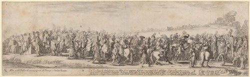 Polish Nobles, His Excellency the Ambassador, and His Carriage, 1633.