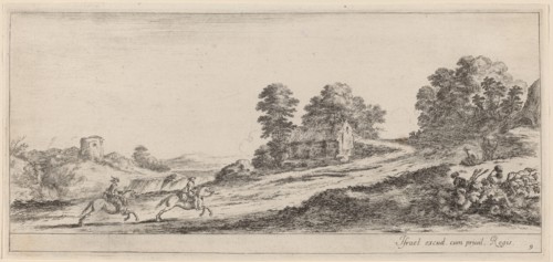 Galloping Horsemen, in or before 1647.