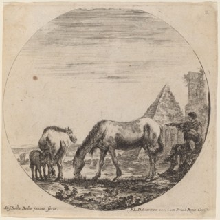 Pyramid of Caius Cestius, 1646.
