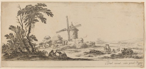Landscape with Windmill, in or before 1647.