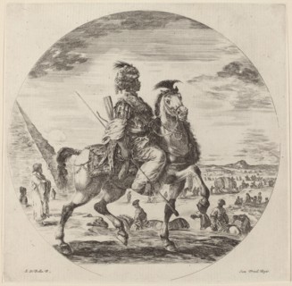 A Black Horseman.