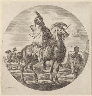 A Black Horseman.