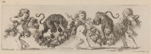 Two Leopards Jumping a Festoon Supported by Children, probably 1648.