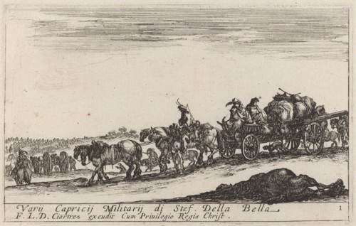 Baggage Train, c. 1641.