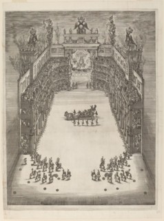 Aerial View of Theatre, 1652.