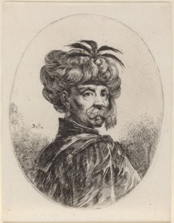 Moor in a Turban Trimmed with Five Feathers, 1649/1650.