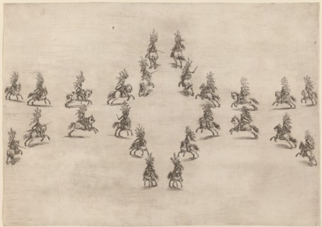 Twenty-Four Cavaliers in an Oval, 1652.