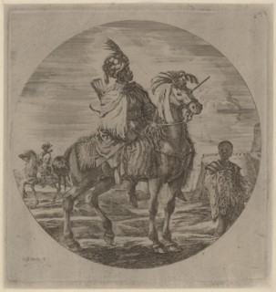 A Black Horseman.