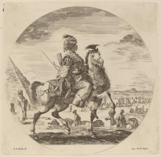 A Black Horseman.