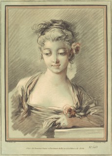 Young Woman with a Rose, c. 1776.