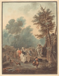 Foire de Village, 1788. [Village fair].