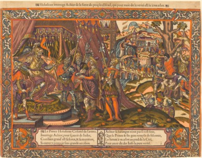 Holofernes Interrogating Achior, c. 1575.