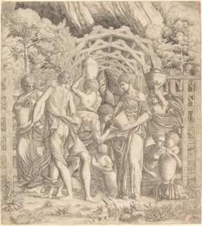 Young Man Drinking Water (Rebecca and Eliezer?).