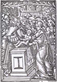 Presentation in the Temple. [Probably French 16th century, restrike 1968].