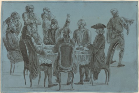 The Philosophers' Meal, after 1772.