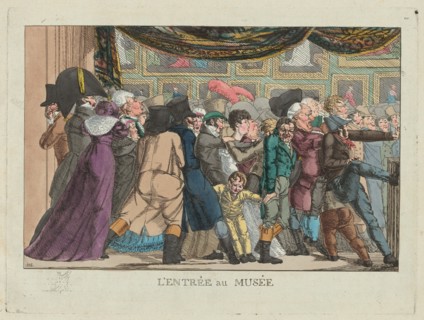 L'entrée au musée (Entrance to the Museum), 1808.