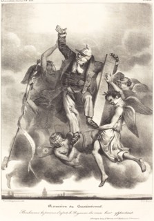 Ascension du Constitutionnel, 1830/1835. Creator: Aubert.