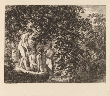 Girl Carrying a Basket of Fruit, 1770.