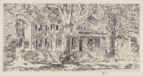 House on the Main Street, Easthampton, 1922.