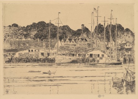 Inner Harbor, Gloucester, 1923.