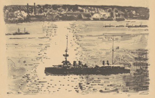The French Cruiser, 1918.