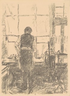 Portrait of Joseph Pennell, 1917.