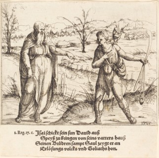 Jesse Sends David to His Brothers and Saul, 1548.