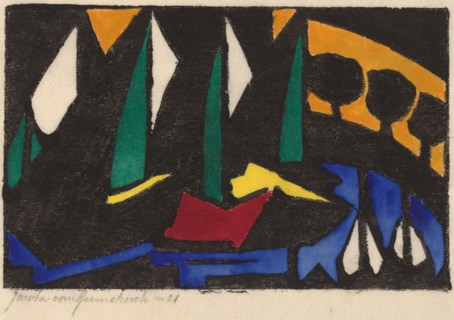 Boat and Trees, 1914.
