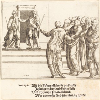 Ecce Homo, and the Jews Deny Christ, 1548.
