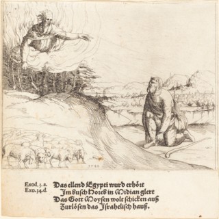 Moses and the Burning Bush, 1548.