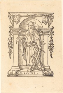 Saint Paul with Book and Sword.