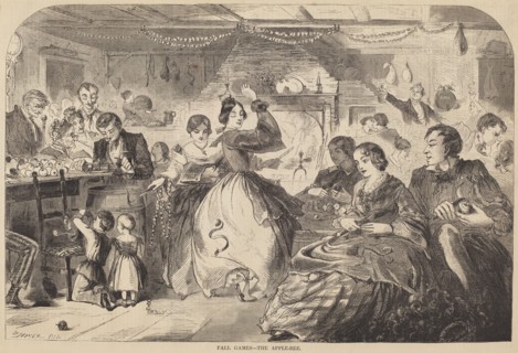 Fall Games - The Apple-Bee, published 1859.