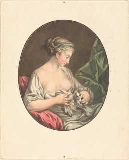 La Venus aux colombes. [Venus with doves].