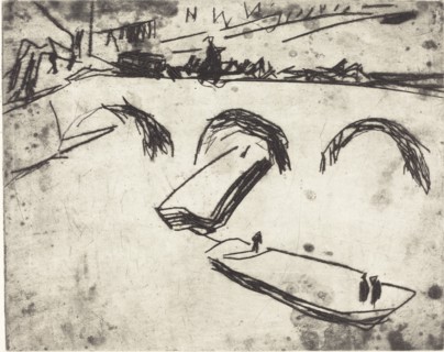 Bridge on Crown Prince Embankment (Brucke am Kronprinzenufer), 1909.