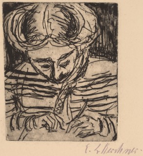 Young Girl Drawing, 1906.