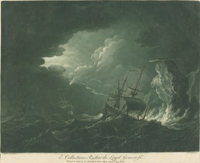 Shipping Scene from the Collection of Richard Lloyd, 1720s.