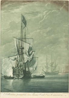 Shipping Scene from the Collection of Thomas Cook, 1720s.
