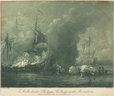 Shipping Scene from the Collection of Philip Hollingworth, 1720s.