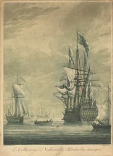 Shipping Scene from the Collection of Nathaniel Blackerby, 1720s.