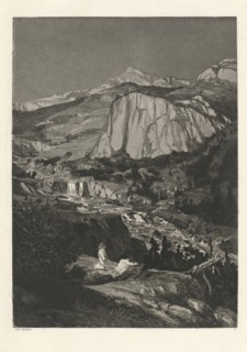 Moonlit Night (Mondnacht): pl. 4, published 1881.