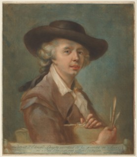Edouard Gautier d'Agoty, c. 1783. [Portrait of Edouard Dagoty inventor of colour engraving].
