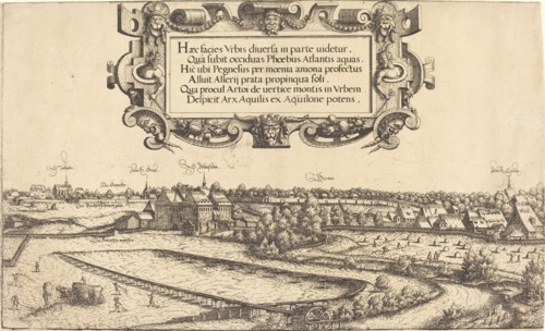View of Nuremberg from the West [left section], 1552.