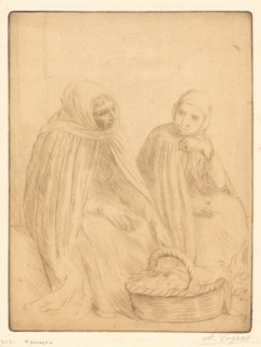 Egg-sellers, 1st plate (Les marchandes d'oeufs).