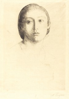 Head of a Young Girl (Tete de jeune fille).