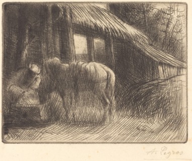 Drinking Trough, 2nd plate (L'abreuvoir).