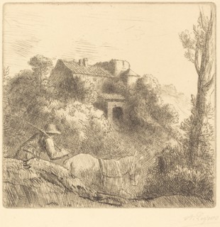 Farm on a Hill (La ferme sur la colline).