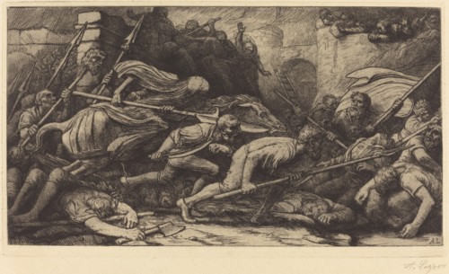 The Triumph of Death: Battle (Le triomphe de la mort: Le combat).