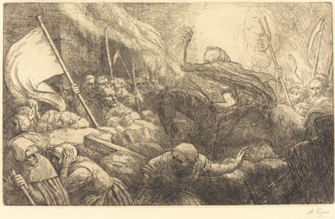 The Triumph of Death: Proclamation (Le triomphe de la mort: La proclamation).