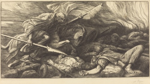 The Triumph of Death: After the Battle (Le triomphe de la mort: Apres le combat).
